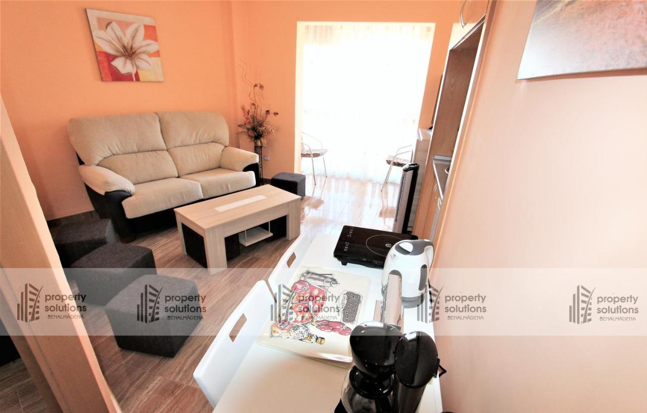 Playamar - Apartamento Copenhague - A 50 Metros De La Playa - Piscina Y Parking Gratis Daire Torremolinos Dış mekan fotoğraf